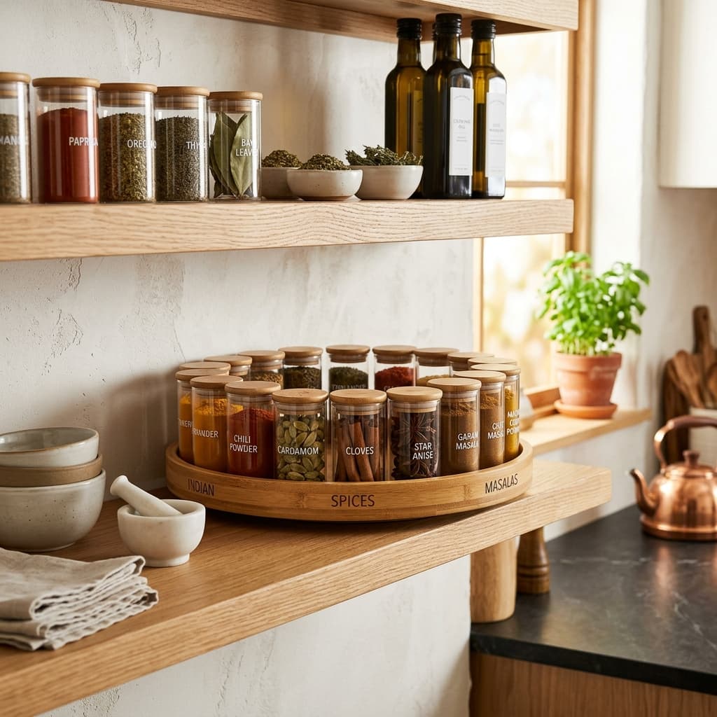 Organizing Spices in a Compact Kitchen